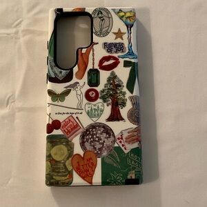Samsung Galaxy S24 Ultra -Fast Lane decorative Phone Case with Colorful Stickers